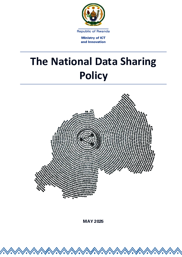 The National Data Sharing Policy